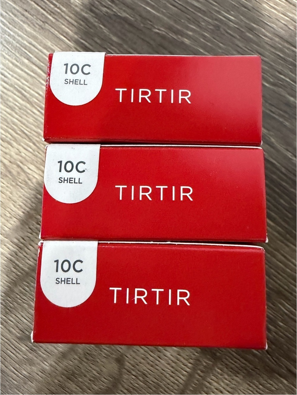 3 x Tirtir Mask Fit Red Cushion Mask Shield Enriched Coverage in 10C Shell New